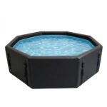 PVC Material Polygonal Shape Inflatable Foldable Portable Spa Hot Tub