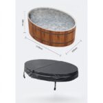 Outdoor Hot Tub for Stainless Steel Spa Pool Jacuzzi Portable Inflatable Hot Tub for Home Garden Backyard Use - Image 3