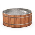 Outdoor Hot Tub for Stainless Steel Spa Pool Jacuzzi Portable Inflatable Hot Tub for Home Garden Backyard Use