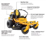 Cub Cadet Ultima ZT1 46 679cc Zero Turn Mower - Image 7