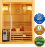 Greenland Person Finnish Indoor Traditional Steam Sauna 3YR Warranty - Image 2