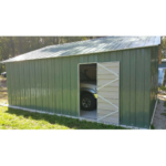 Double Garage 6.6m x 7.2m x 3.7m Widespan Roller Door Workshop - Image 4