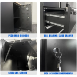 UltraTools 3380mm x 500mm x 1870mm Black Workshop Garage Storage - Image 5