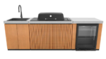 Everdure Seabreeze 3 Burner BBQ Modular Outdoor Kitchen with Sink & Beverage Cooler