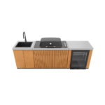 Everdure Seabreeze 3 Burner BBQ Modular Outdoor Kitchen with Sink & Beverage Cooler - Image 5