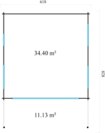 Star Cabin Flatpack - 3x3m - Classic Style - Perfect for Glamping or Extra Space at Home - Image 7