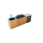 Everdure Seabreeze 3 Burner BBQ Modular Outdoor Kitchen with Sink & Beverage Cooler - Image 3