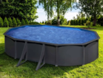 Gre Louko Oval Anthracite Grey Steel Pool 6.34 x 3.99 x 1.22 m - Image 2