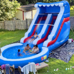 24FT(L) Commercial Grade Water Slide for Adults – Without Blower- (Heavy Duty Full PVC)