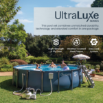 Intex UltraLuxe 52in Above Ground Pool - 24ft 52 inch - Image 2