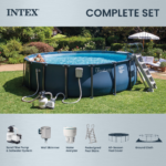 Intex UltraLuxe 52in Above Ground Pool - 24ft 52 inch - Image 4