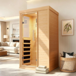 Nordivale 1-Person Low EMF Canadian Hemlock Indoor Infrared Sauna