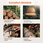 Nordivale 1-Person Low EMF Canadian Hemlock Indoor Infrared Sauna - Image 6