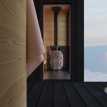 Manufacturer Traditional Dry Outdoor Finnish Sauna Cedar Barrel Sauna for Sale - Image 4