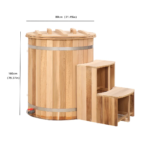 SAUNA Indoor Commercial Portable Wood Barrel Ice Water Plunge Tub Set System Modern For Outdoor Cold Plunge Indoor Warm - Image 5