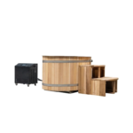 SAUNA Indoor Commercial Portable Wood Barrel Ice Water Plunge Tub Set System Modern For Outdoor Cold Plunge Indoor Warm - Image 3