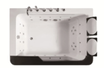 Modern Whirlpool Massage Spa Tubs CE 2 Person Jacuzzier with Glass Window for Bathroom Bathtub - Image 2