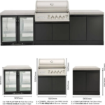 Crossray 4-Burner BBQ Outdoor Kitchen - Image 10