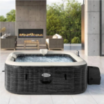Intex Greystone Deluxe Square Outdoor Bubble Spa Set - Image 4