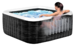 Intex Greystone Deluxe Square Outdoor Bubble Spa Set - Image 3