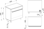 Smeg 90cm Classic Freestanding Cooker c9imn2 - Image 7