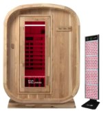 Waru 3 Person Traditional Finnish Outdoor Sauna in Natural | LUXO Saunas - Image 2