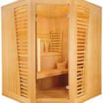 3 Person Finnish Indoor Corner Traditional Steam Sauna