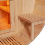 Luola 2 Person Outdoor Barrel Sauna - Image 7