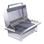 Smart 4-Burner Drop-In Gas BBQ With Slimline Hood and Drop-In Side Burner - Image 4