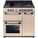 Artusi 90cm Dual Fuel Freestanding Oven Cream AFGR935CR