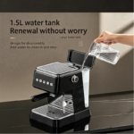 20 Bar Pressure Espresso Coffee Machine 20s Fast Heat Auto Extraction Milk Frother - Image 6