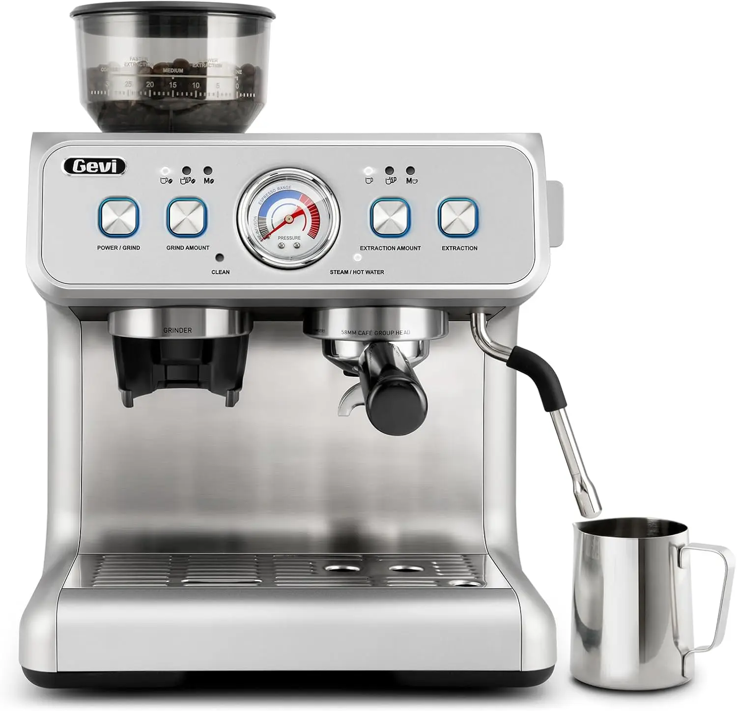 download - 2026-07-27T135038.021 Commercial Grade Dual Boiler Espresso Machine, Integrated Coffee Grinder - Image 1