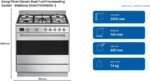 Smeg Classic 90cm Dual Fuel Freestanding Cooker Stainless Steel cs9gmxa2 - Image 6