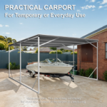 Carport 6m x 6m Vehicle Shelter Skillion Steel Double Carport plus - Image 8