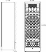 Vintec 148 Bottle Wine Cabinet - Image 2