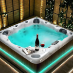 Luxury Acrylic Spa Tubs 75pcs Jets whirlpool Modern Hot Tub Jacuzzier - Image 2