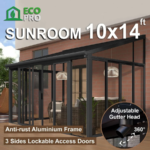 DIY Aluminium Luxury Outdoor Sunroom Kit 10 x 14 ft - Image 3