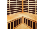Taavi 4 Person Corner Carbon Fibre Far Infrared Home Sauna - Image 8