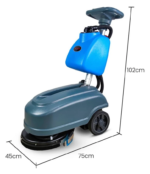 AUCH FSH14 Floor Scrubber & Dryer 360mm Battery Powered - Image 3