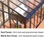 DIY Aluminium Luxury Outdoor Sunroom Kit 10 x 14 ft - Image 9