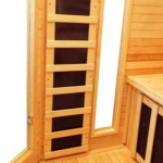 Taavi 4 Person Corner Carbon Fibre Far Infrared Home Sauna - Image 6
