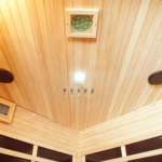 Taavi 4 Person Corner Carbon Fibre Far Infrared Home Sauna - Image 4