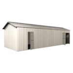 Garage Workshop Shed 9.12m x 3.6m x 3m Side Double Doors + PA... - Image 2