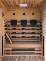 OUTDOOR SERENITY 3 PERSON FULL SPECTRUM INFRARED SAUNA - Image 6