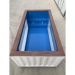 Modern Panoramic Acrylic Window Container Pool Luxury Outdoor Spa Pool Fiberglass Hot Tub Jacuzzi For Villa Resort Hotel 20ft - Image 7