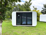 Portable Office Pod Backyard Pod Container Homes 4M - Open Plan With Electric