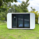 Portable Office Pod Backyard Pod Container Homes 4M - Open Plan With Electric