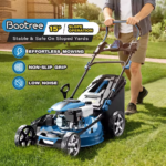 Gas Powered Push Lawnmower, Self-Propelled Gas Lawnmower, 21-Inch Cutting Deck - Image 3