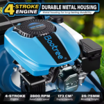 Gas Powered Push Lawnmower, Self-Propelled Gas Lawnmower, 21-Inch Cutting Deck - Image 6