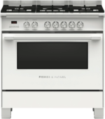 Fisher & Paykel 90cm Dual Fuel Freestanding Cooker or90scg4w1